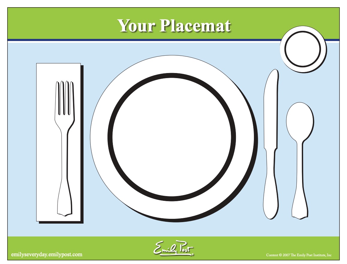 printable placemat